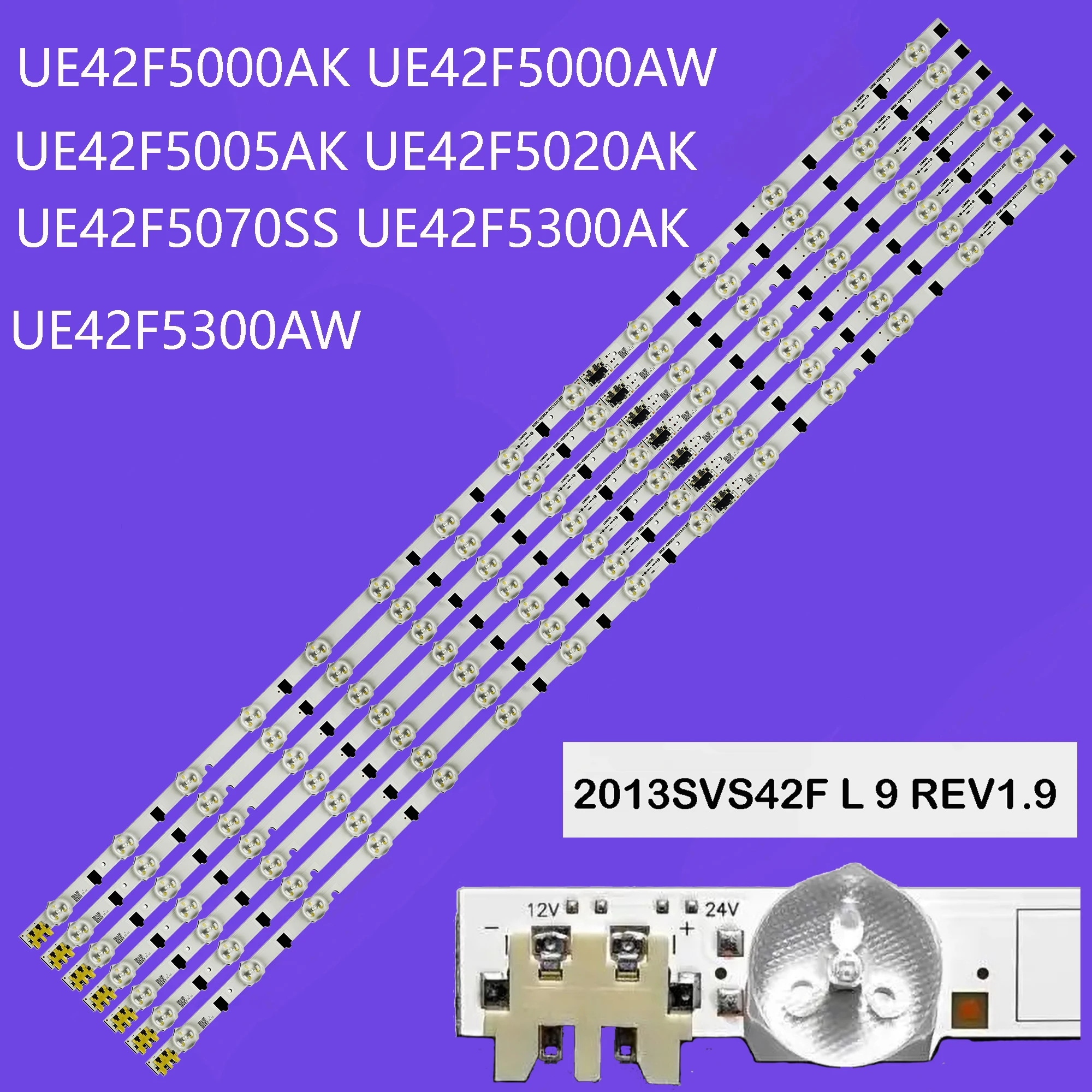 LED Backlight Strip For UE42F5000AW UE42F5005AK UE42F5020AK UE42F5070SS UE42F5300AK UE42F5305AK UE42F5370AK UE42F6500AK