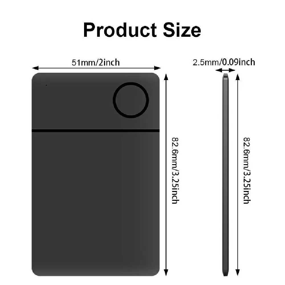 Icard Global Locator Ultra-thin Card Loss Prevention Itag Pet Tracking God for the Apple Find My Tag