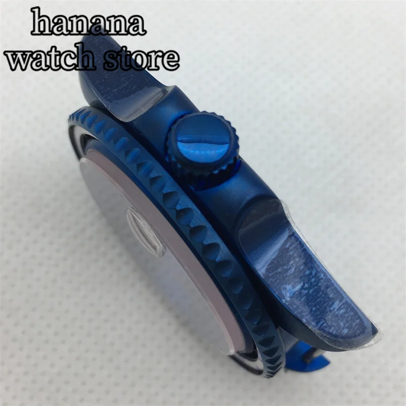 بليجر-الأزرق مطلي الياقوت الزجاج ، الدورية الحافة الفرعية ، NH34 ، NH35 ، ETA2824 ، PT5000 ، Miyota9015 حركة ، 40 مللي متر ، 120 انقر فوق