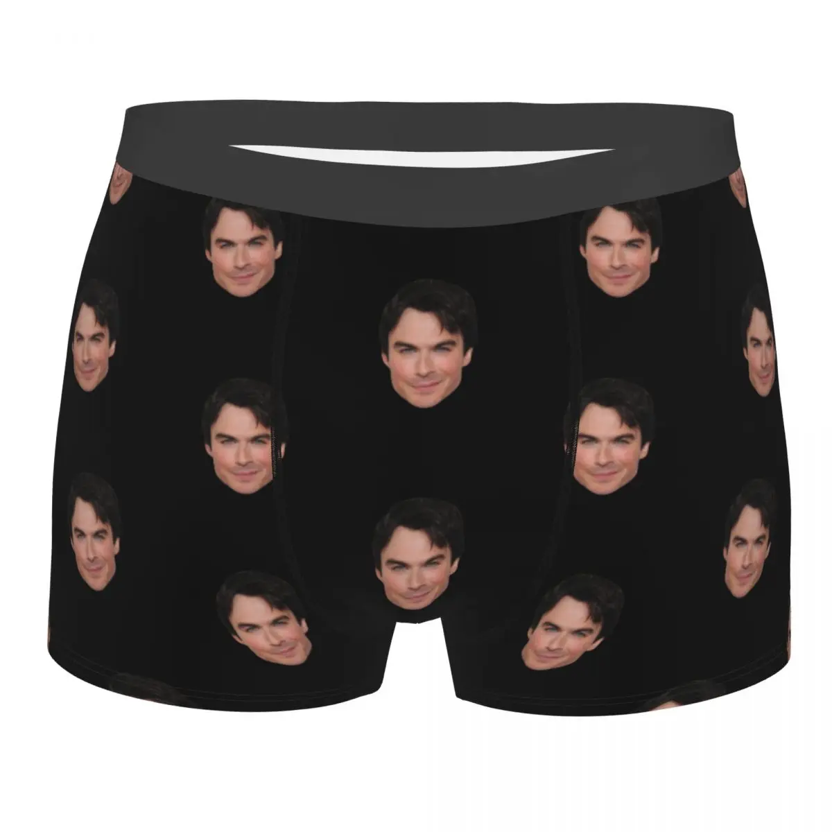 Humor Boxer Ian Somerhalder Damon Salvatore Shorts Panties Men's Underwear Soft Underpants for Homme S-XXL