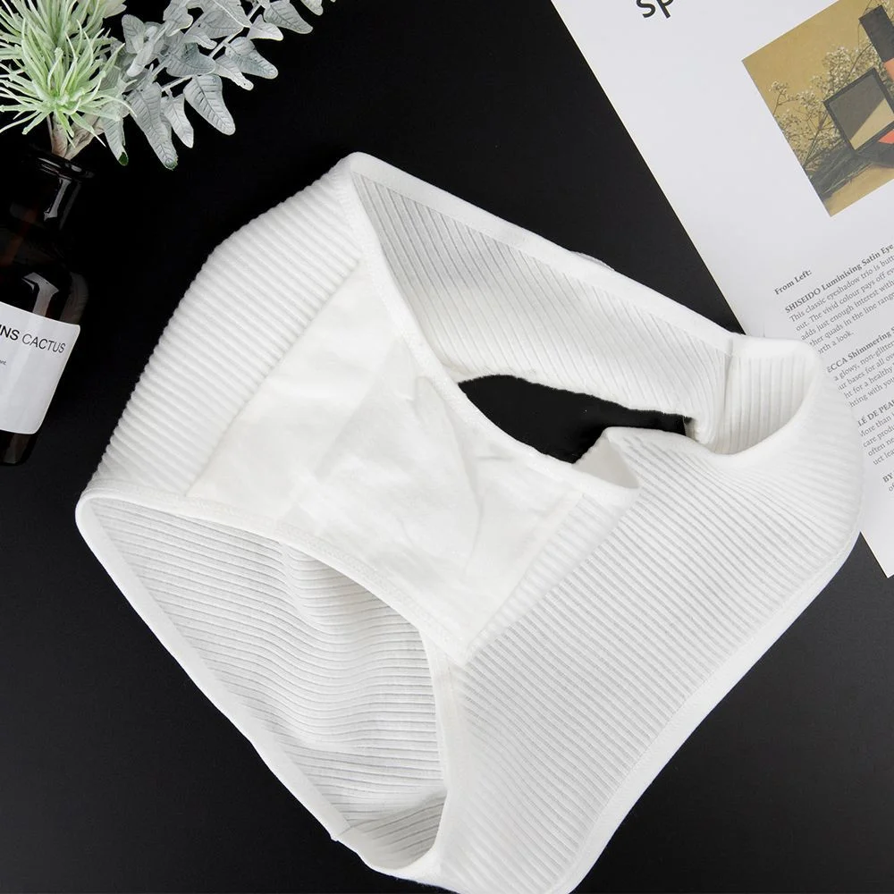 5 ks/10 ks bílé bavlněné spodní prádlo dámská sada s nízkým pasem, elastické spodní prádlo, jednobarevné měkké kalhotky - náhled 3