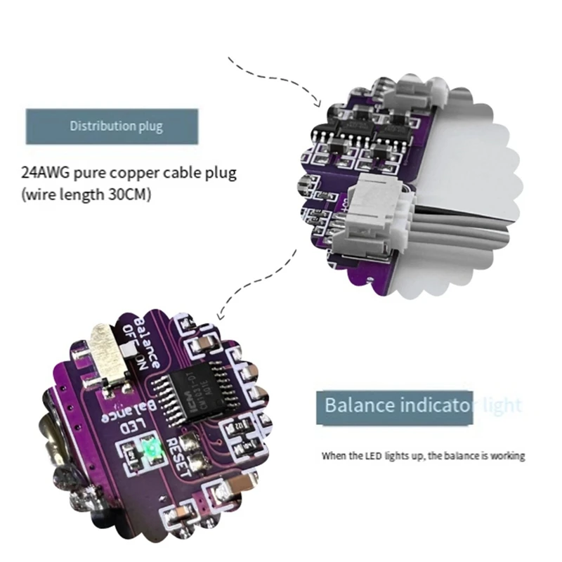 

3 Series Battery Protection Board Ternary With Active Balanced Charge Protection