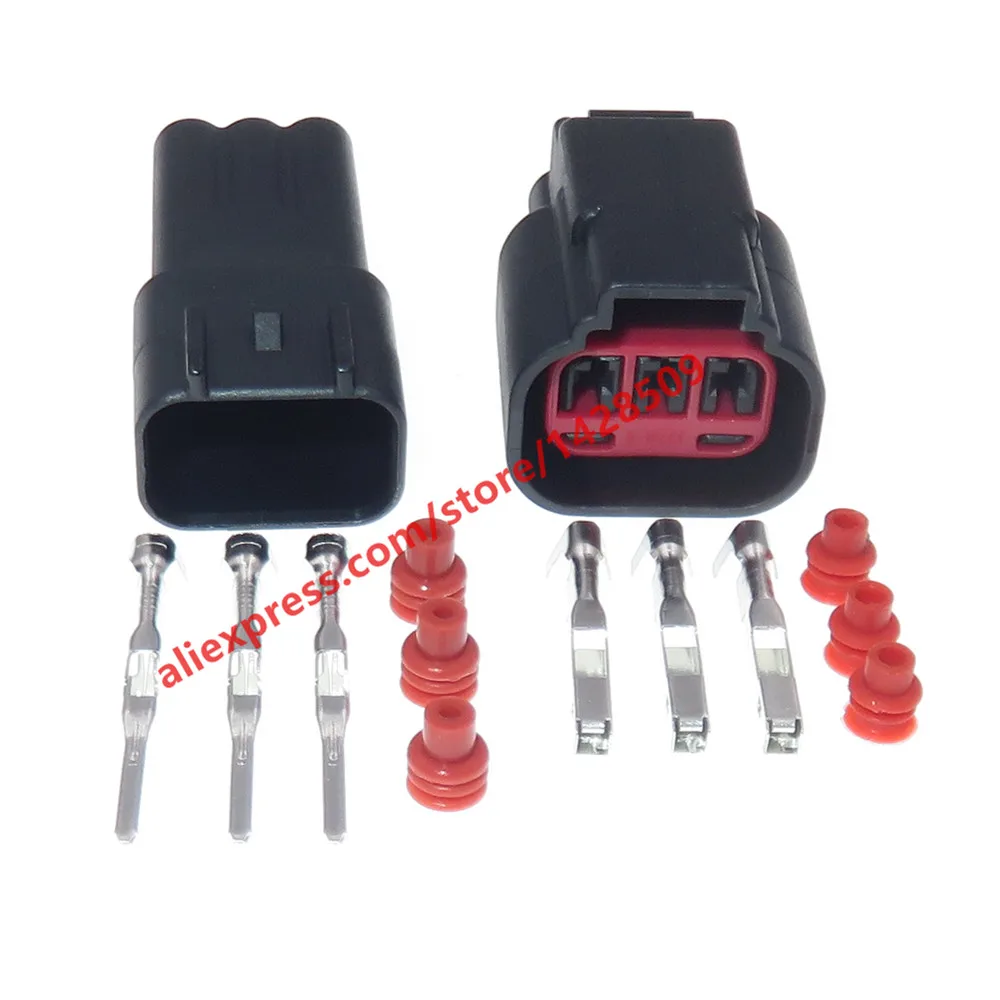 1 Set 3 Pin Auto Crankshaft Camshaft Sensor Plug Automotive Connector Female For Ford Mondeo Focus Mazda