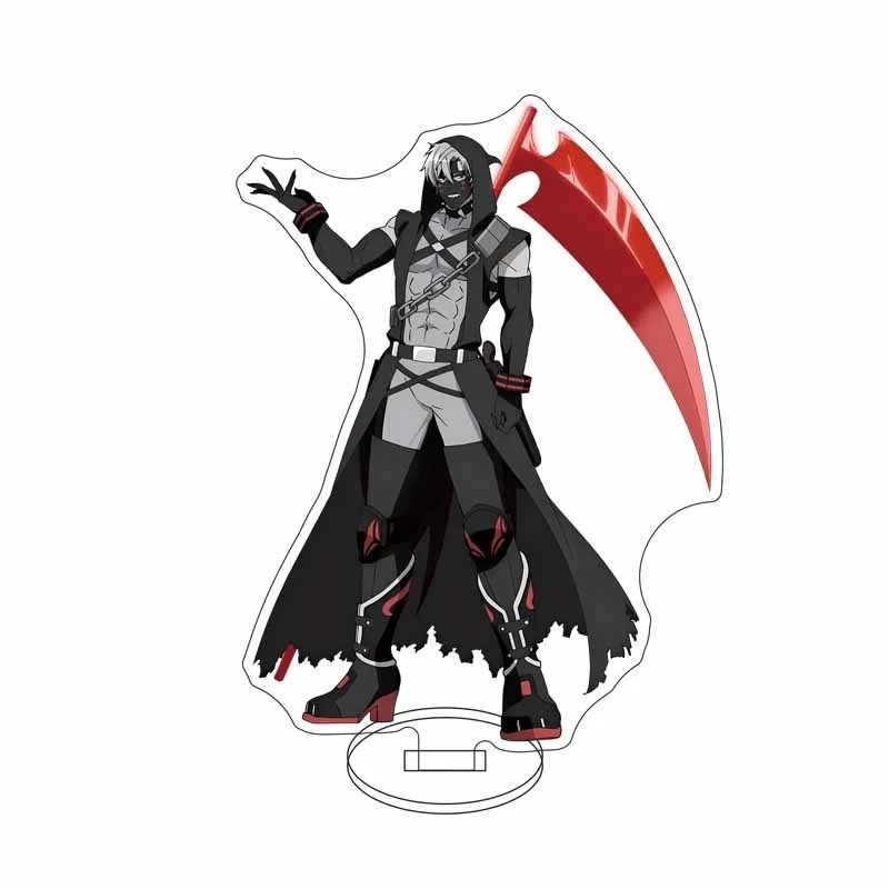15cm Game COMPASS Tenmonji Atari Gustav Heidrich Zero Night Luna Cosplay Stand Plate Cartoon Figure Character Model Prop view 4