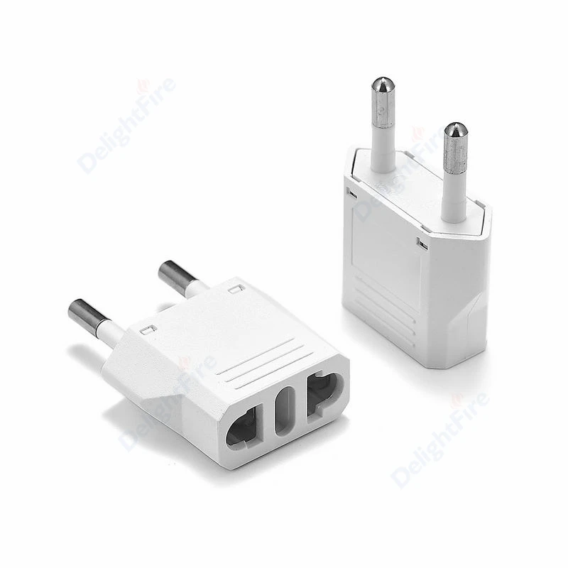 EU Plug Adapter China American US To EU Euro European Korea Travel Adapter Electric Plug Converter Charger Socket AC Outlet