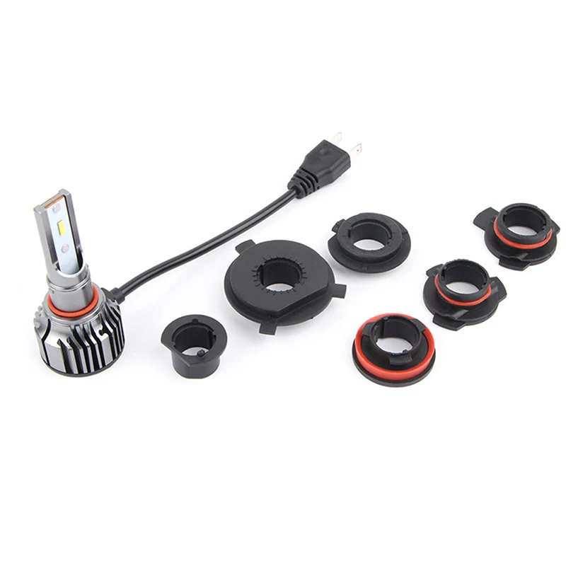 Car LED Headlight Bulb Base Adapter Socket Holder H1 H4 H7 H11 9005 9006 9012 High Temperature Resistance Automobile LED Chuck
