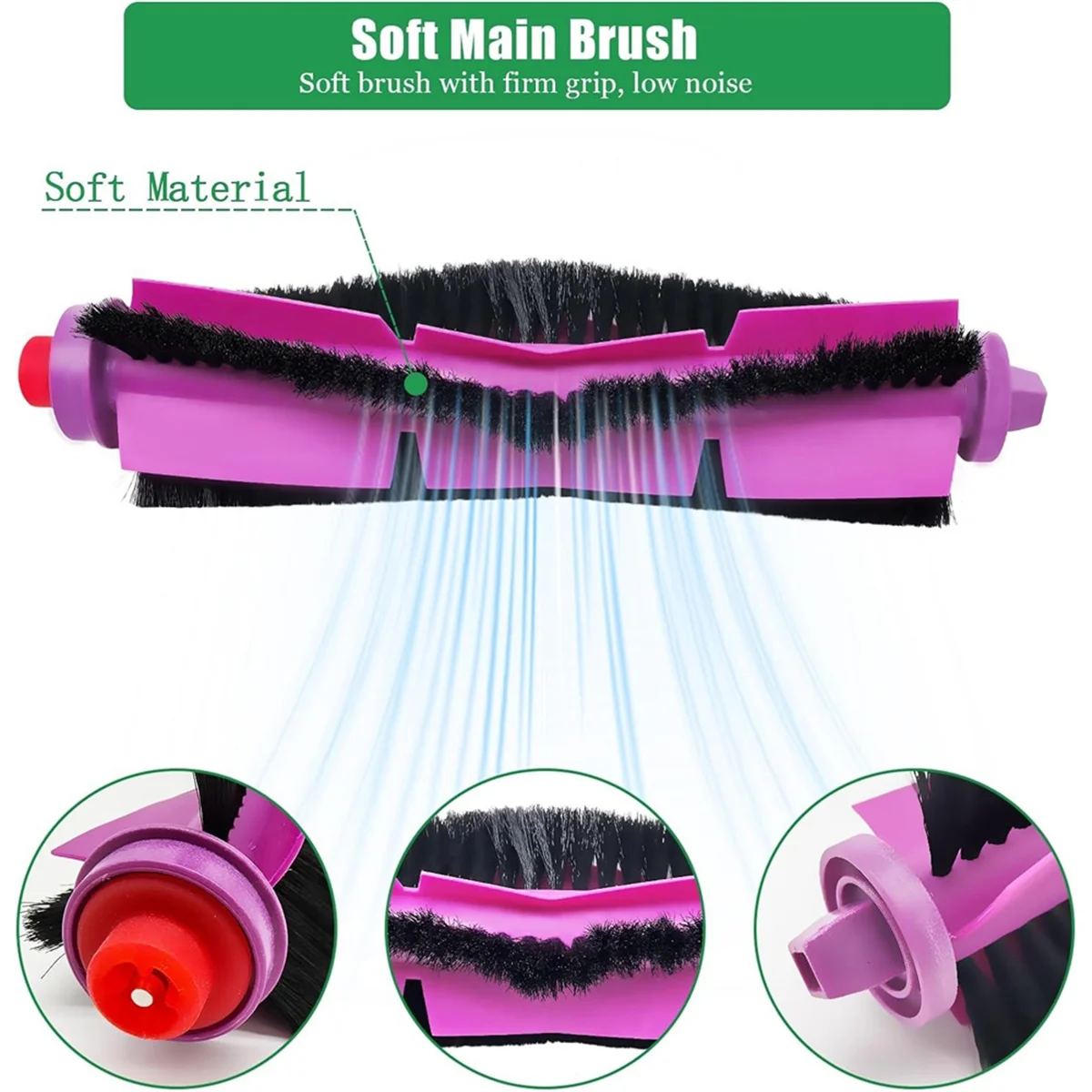 popolare Per Eureka J12Ultra / J12 Ultra, per Midea V12 Aspirapolvere Principale Spazzola Laterale Filtro Mop Borse Parti di Ricambio