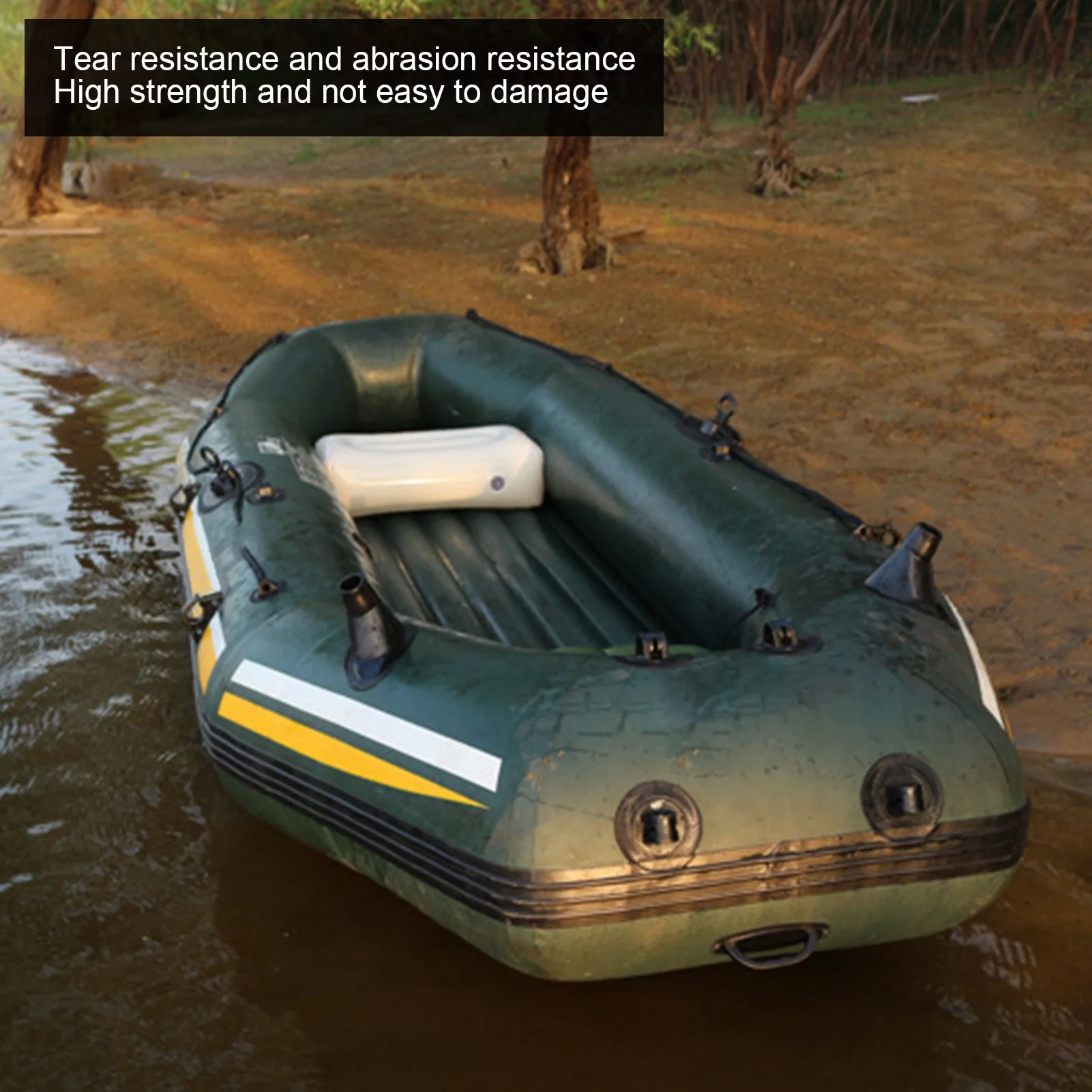 Aufblasbares Sitzkissen für Kajaks, weiches PVC, feuchtigkeitsbeständiges Fischerboot-Zubehör, Outdoor-Waren, feuchtigkeitsbeständiges Kajak-Kissen