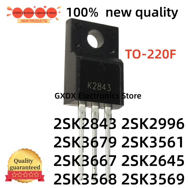 10-20Uds 2SK3568 2SK3679 2SK3561 2SK3569 2SK2645 2SK2843 2SK2996 2SK3667 K2645 K2843 K2996 K3568 K3679 K3561 K3569 K3667 TO-220F