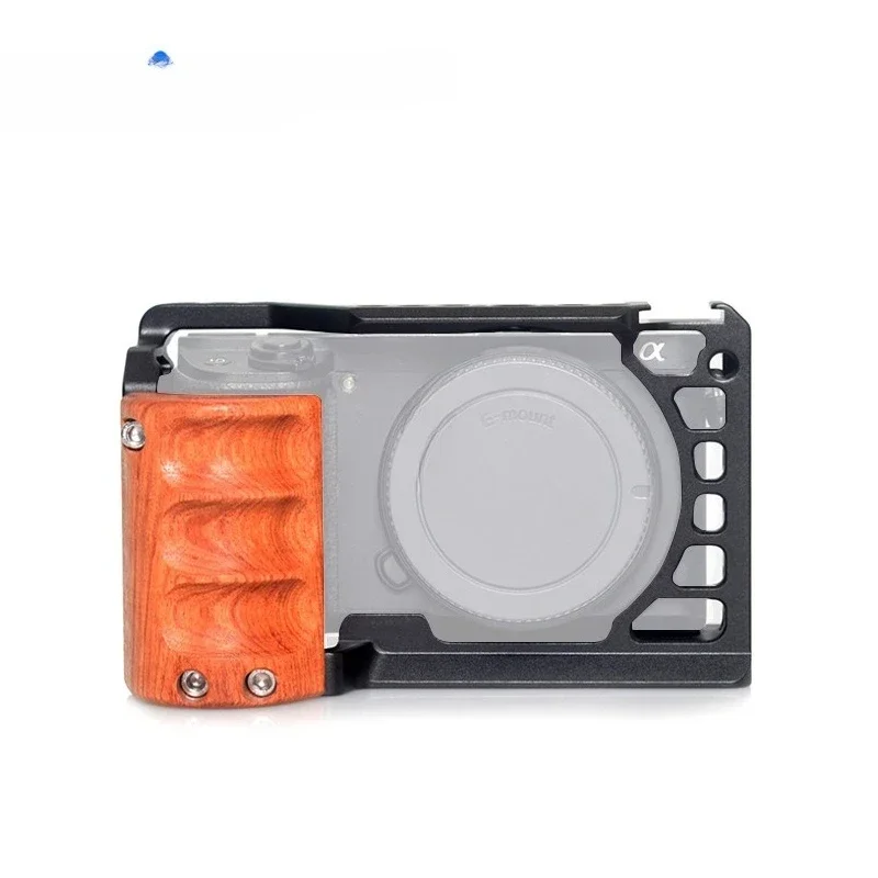 Suitable for Sony A6400 A6300 micro SLR camera wooden handle rabbit cage