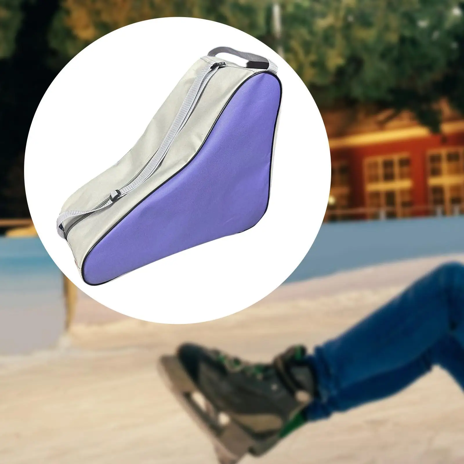 Lightweight Ski Boot Bag with Zipper Compartment for Boots Inline Skates Outdoor Business Trips
