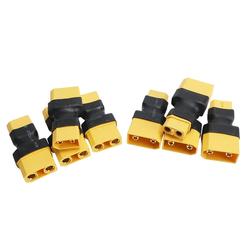 Adaptateur XT60 à XT30 XT90 EC5 TRX T femelle à mâle, connecteurs Deans, hélicoptère RC, quadrirotor, contrôle de batterie Lipo, 4 pièces