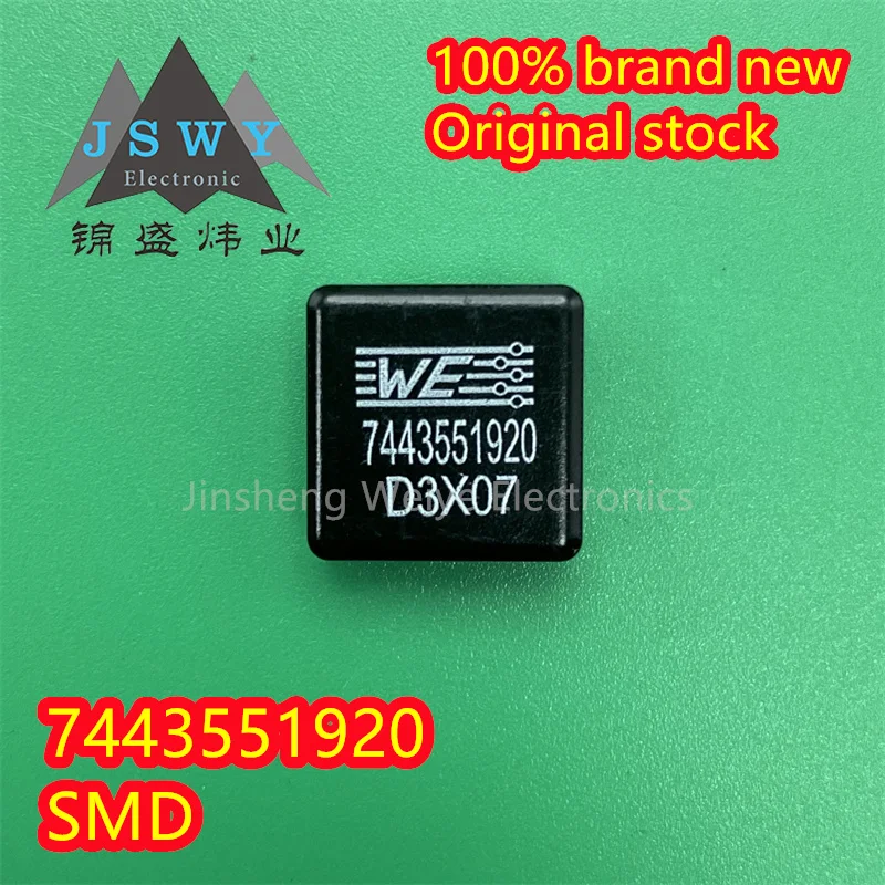 

(5/20PCS) 7443551920 Surface Mount (SMD) Connector Micro-B USB Female 5-Pin. Brand new and original. Fast shipping.