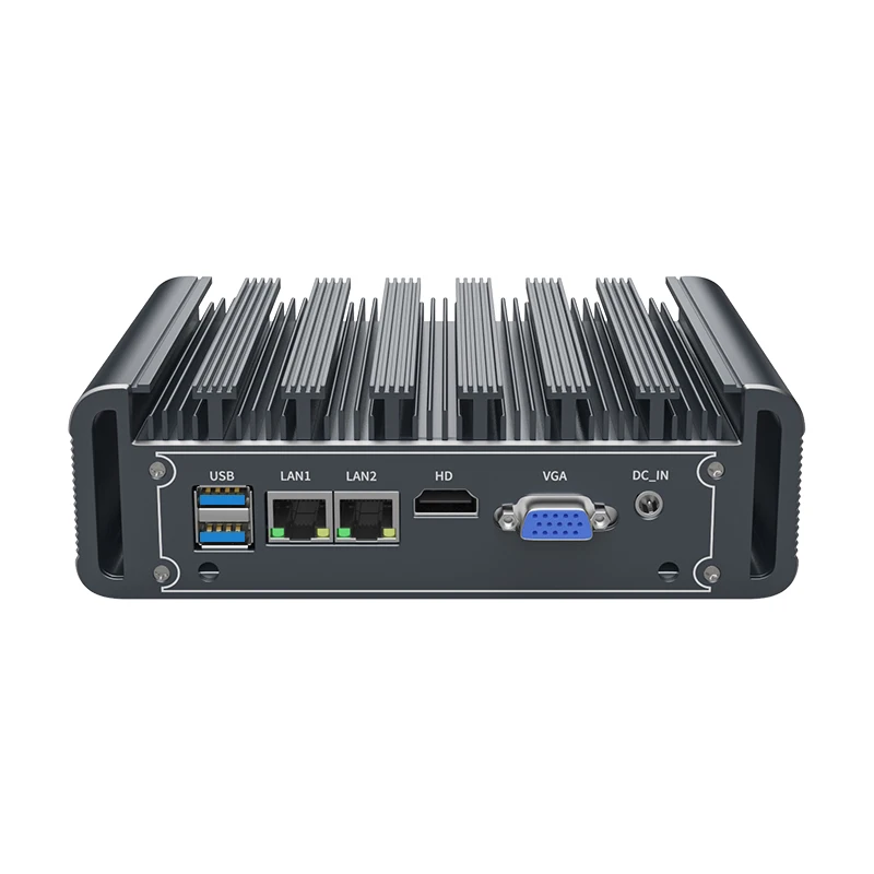 IKuaiOS G31 Celeron J1900 2LAN 2COM Fanless Industrial Computer for Automation IoT Machine Vision DAQ 2xRS232 1170-12