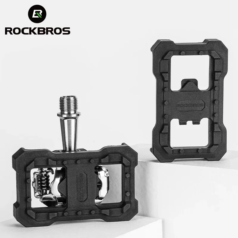 ROCKBROS Flat pedal adapter Clipless Platform Adapter Pedal for Shimano SPD Speedplay Cycling Pedal Convert  Bicycle Pedals