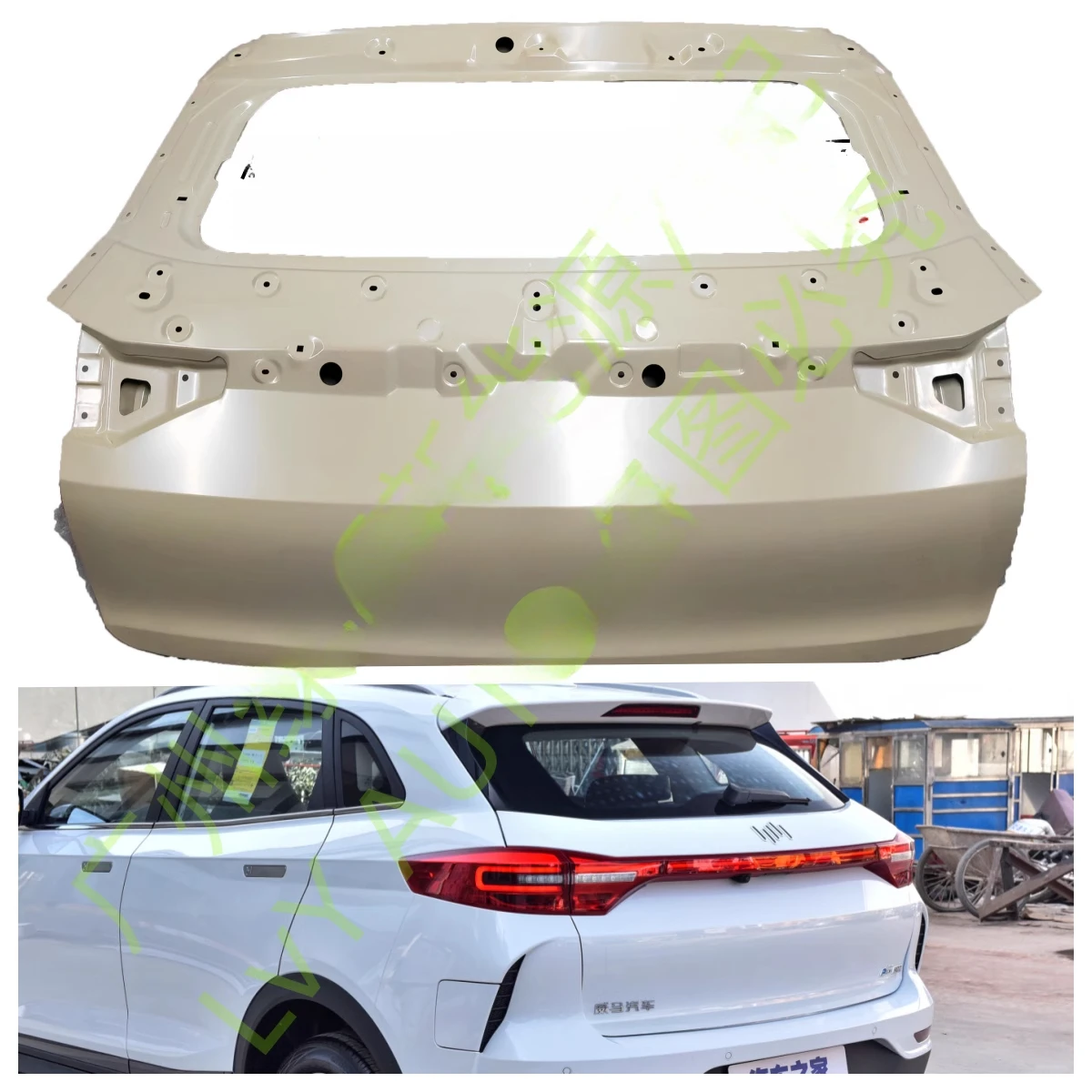 

Rear Trunk Lid Back Door Tailgate Assembly for WM EX5 EX5-Z E5