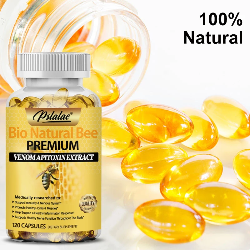 Bee Venom Extract Capsules 120 capsules Non-GMO