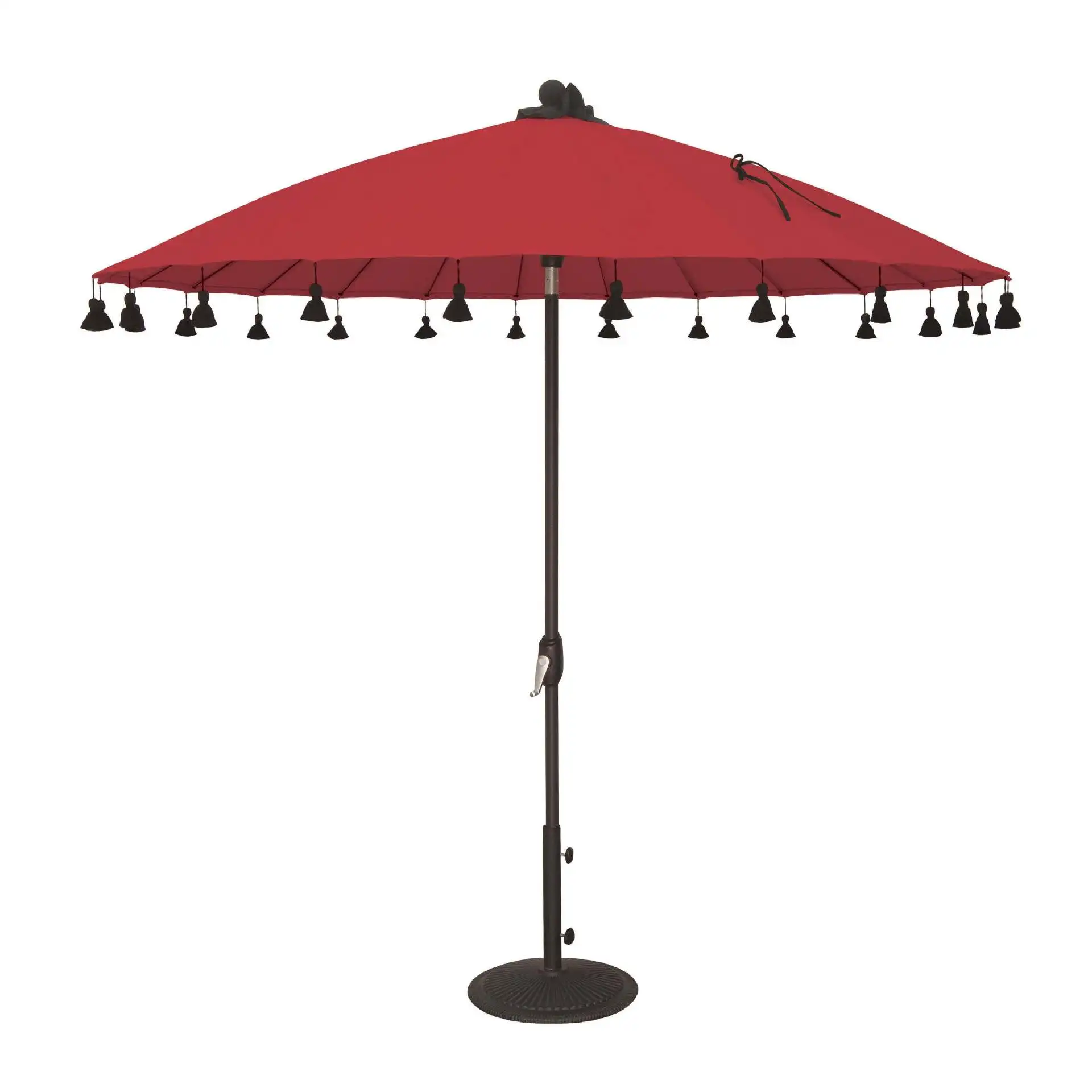 Outdoor shaking umbrella, courtyard parasol, sun umbrella, milk tea shop camping umbrella, glass fiber umbrella with fringed ver
