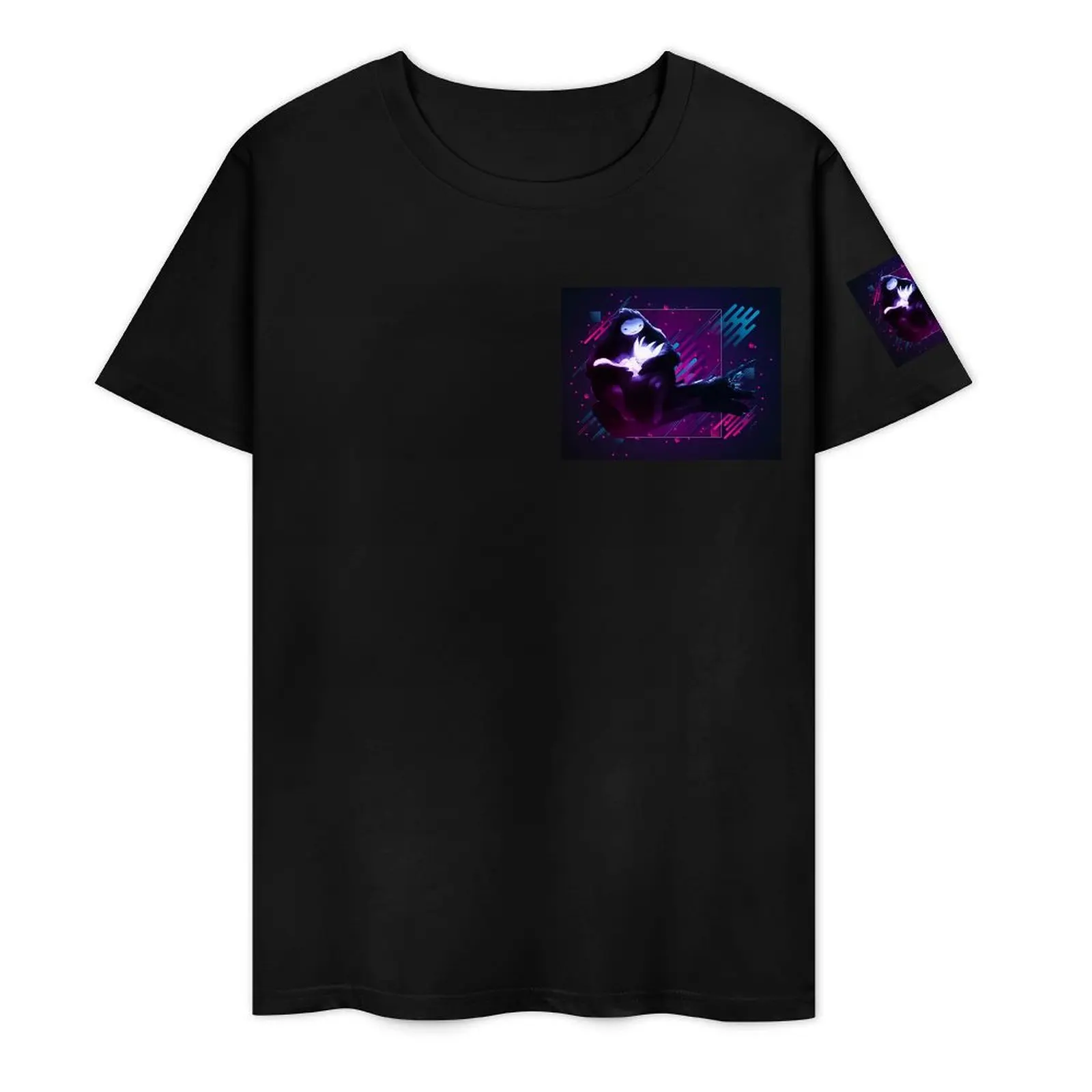 Ori Naru Ori And The Blind Forest Modern Round Neck T-shirt Sports Tees Unique Polyester Aactivity Competition USA Size