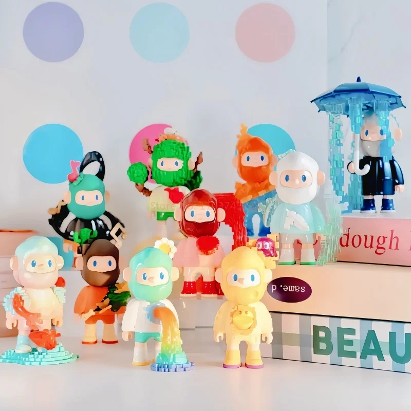 New Finding Unicorn Farmer Bob Next Generation Pixel Universe Series Toys Cool Figures Model Desktop Decoration Birthdays Gifts