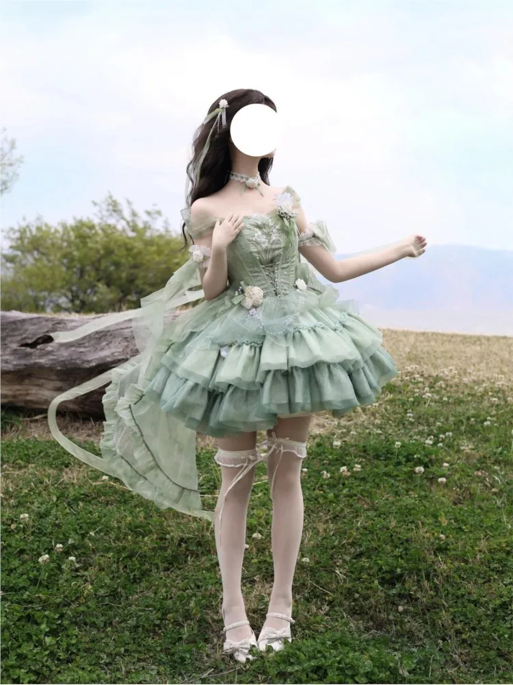Flower Wedding Short Skirt Small Birthday Dress