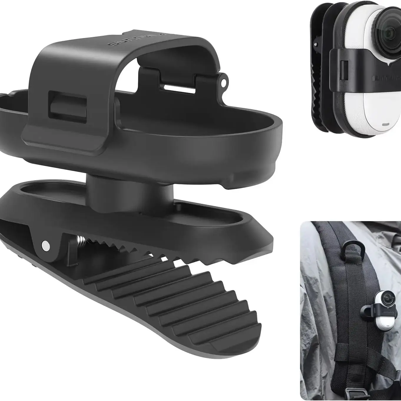 

Sunnylife For Insta360 GO 3S/GO3 Anti-shake 360 Rotation Backpack Clip Holder Clip Mount For Insta360 GO 3S/GO3 Camera Accessory