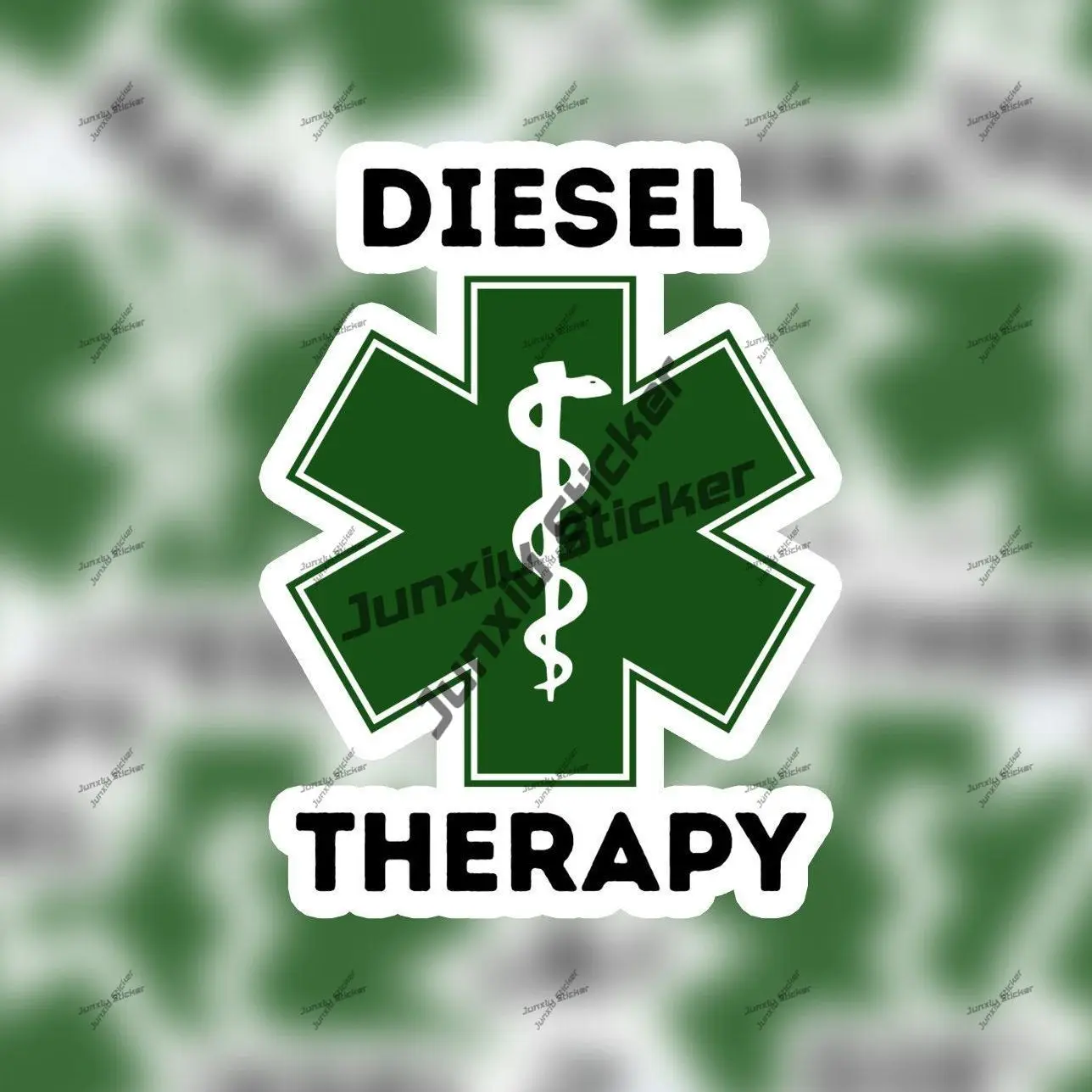 

Diesel Fuel Therapy Sticker EMS Stickers Gifts for EMTS First Responder Nurse Flight Medic EMT Paramedic Stickers Accessories