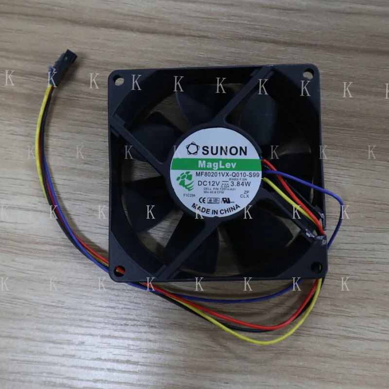 

C ДЛЯ SUNON MF80201VX-Q010-S99 725Y7-A01 Охлаждающий вентилятор 12 В 3,84 Вт 80*80*20 мм 4 провода 5 контактов