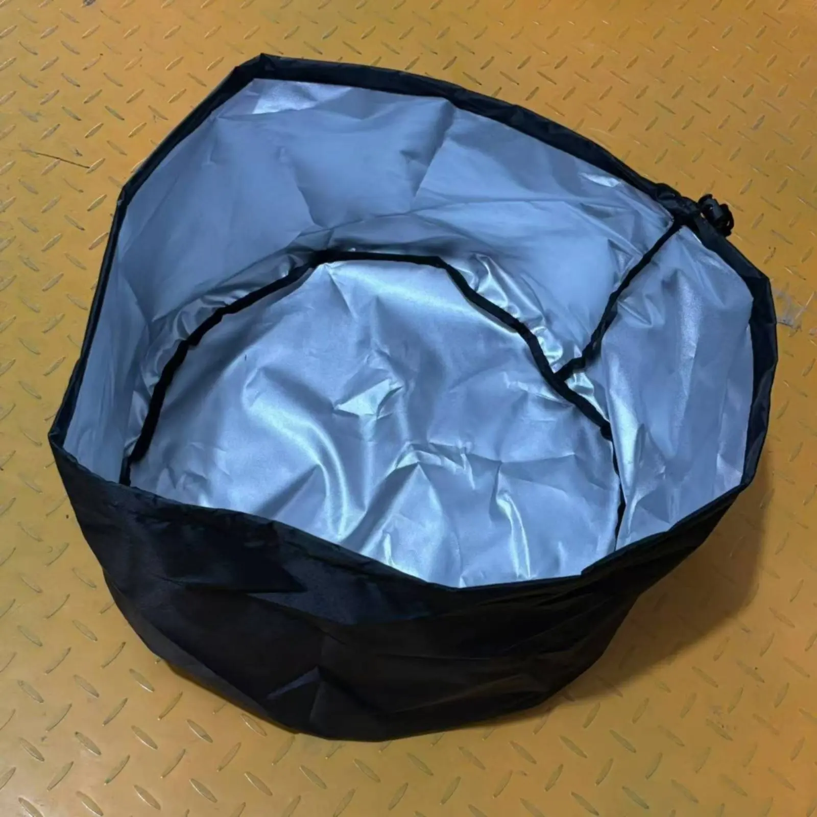 Waterproof Barrel Cover Easy to Install Dustproof Drum Lid Cover Round Barrel Protector Drawstring Closure Protection
