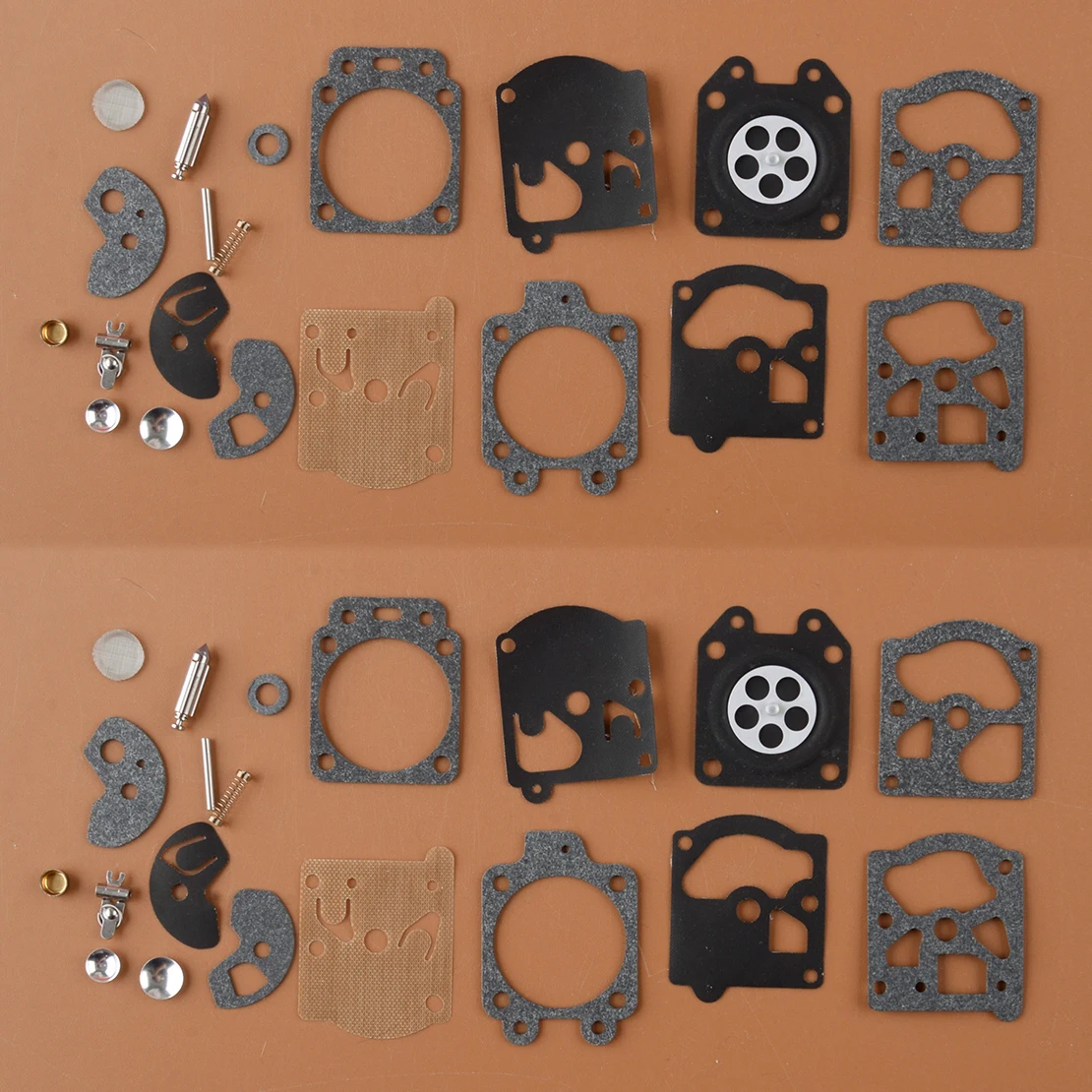 

2 Sets Carburetor Diaphragm Gasket Repair Kits Fit For Home Poulan lite Walbro WA WT Series Stihl Weedeater McCulloch Chainsaw