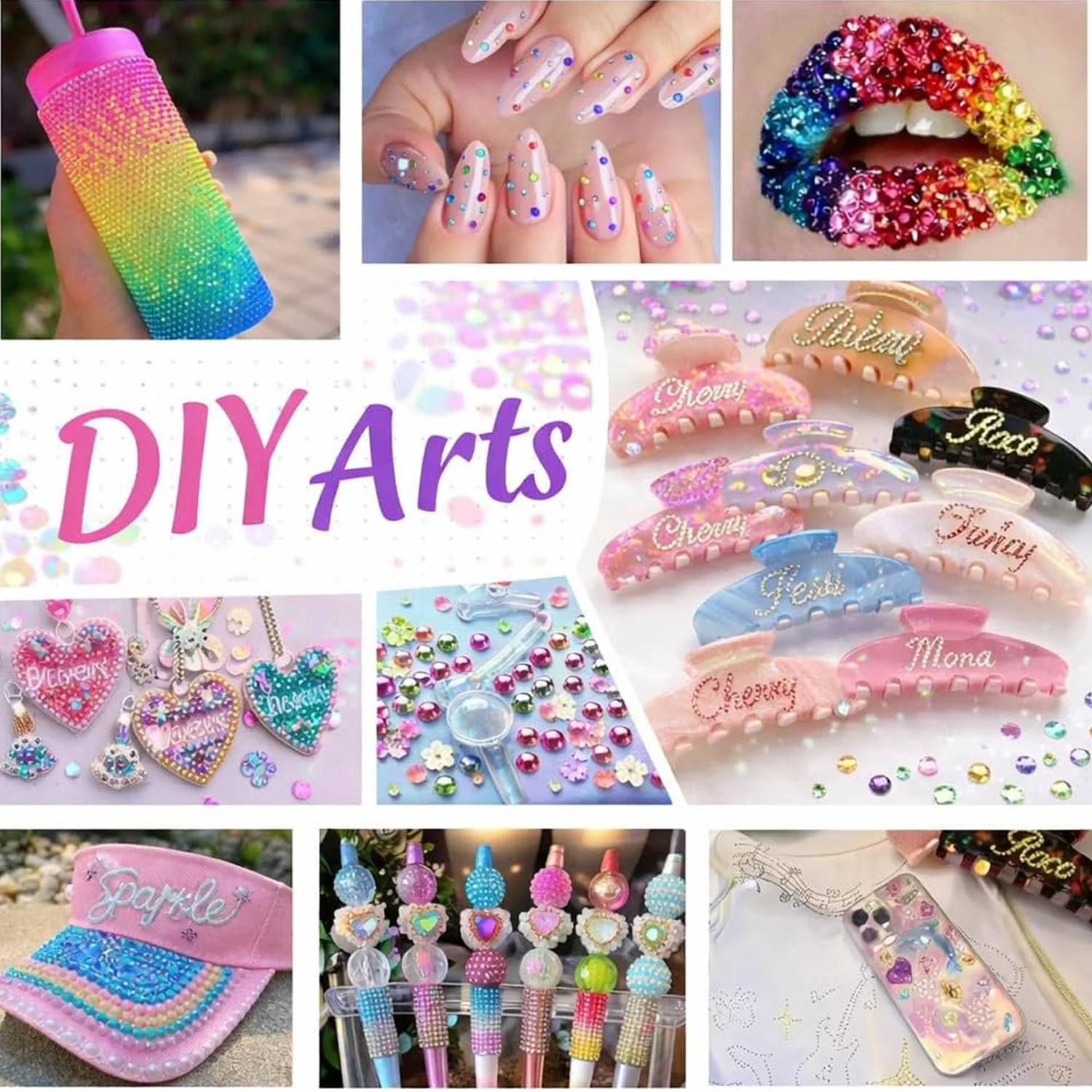 Kit di 60 Colori di Strass in - Resin Art Tool Kit recensione e prezzo