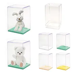 Storage Box Desktop Doll Display Box Single Dustproof Transparent Display Rack