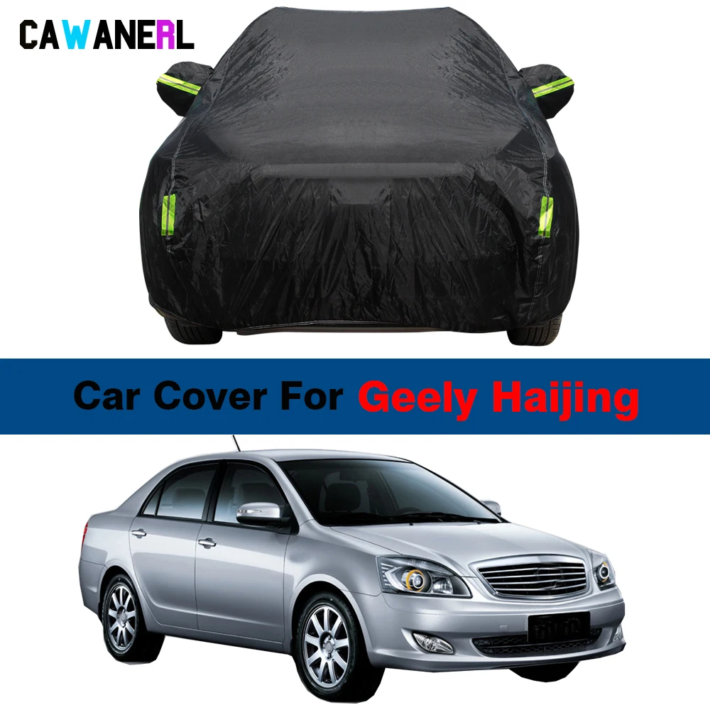 Car Cover Auto Summer Sun Shade Anti-UV Winter Snow Rain Dust Prevent Waterproof Cover For Geely Emgrand Haijing Hai Jing