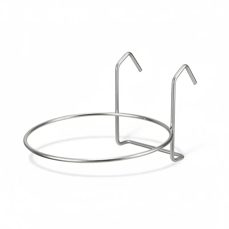 Metal Hanging Basket Ring Planter Stand 1PC Round Flowerpot Holder Bonsai Hanging Rack Indoor Outdoor Garden Ornament