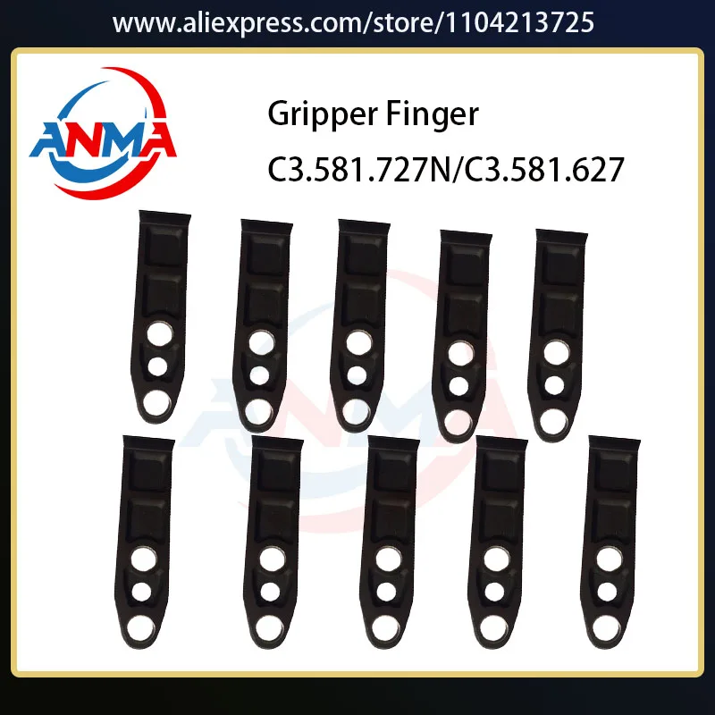

10 шт. Heidelberg Impression крючок захват для пальцев C3.581.727N/C3.581.627 SM102 захватная колодка запасные части для офсетной печатной машины