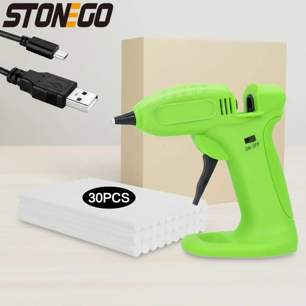 

Портативный аккумуляторный клеевой пистолет: легкий, с плавной подачей клея, идеально подходит для DIY-проектов, рукоделия и домашнего ремонта