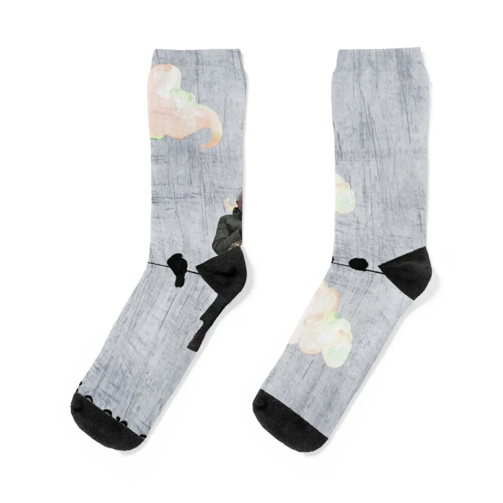 bernie sanders with the birdies on a wire Socks winter gifts set Running Children's Socks Ladies Men's