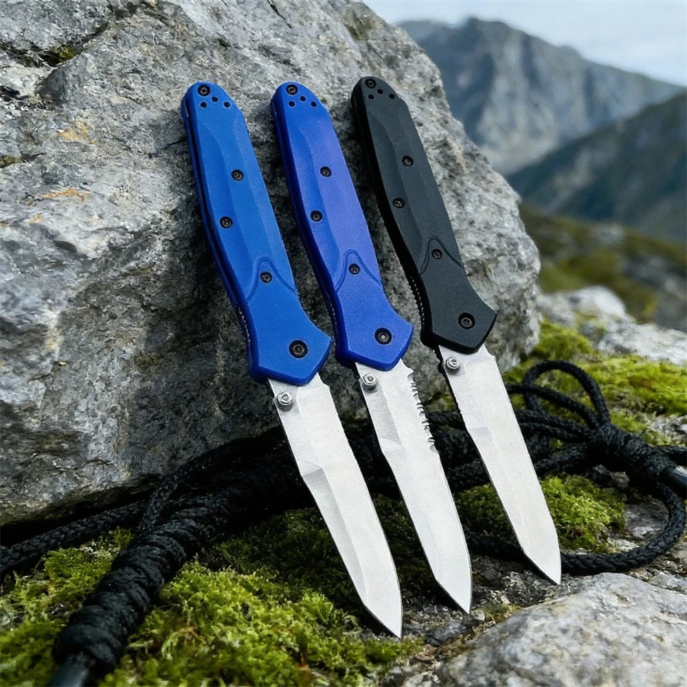 Navaja Plegable Multifuncional BM 940, Hoja de Acero D2, Mango de Fibra de Nailon, para Camping, Pesca, Uso Diario, Herramienta para Exteriores