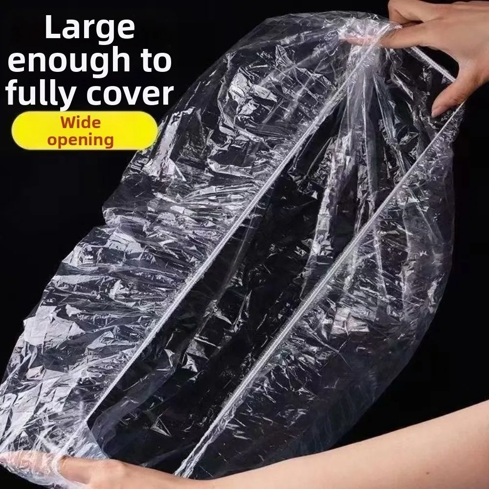 30Pcs Disposable Backpack Rain Cover Foldable 90/110cm Water
