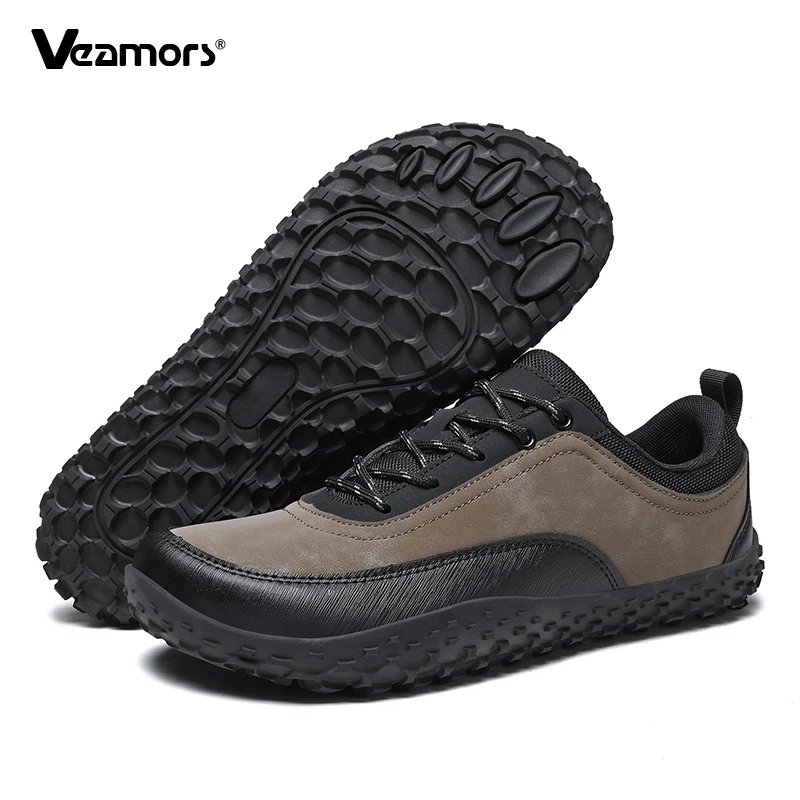 

Men Women Wide Toe Hiking Shoes Waterproof Outdoor Sneakers for Camping Trekking Non-slip Fitness Cross Training Shoes