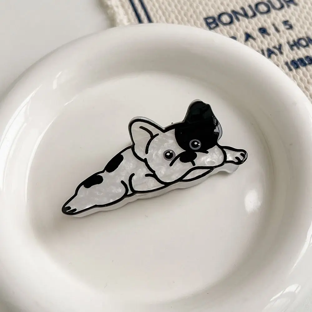 

Personalized Bulldog Animal Dog Hair Claw Cartoon Animal Shark Clip Puppy Hair Clip Women Headwear Grab Clip Daily