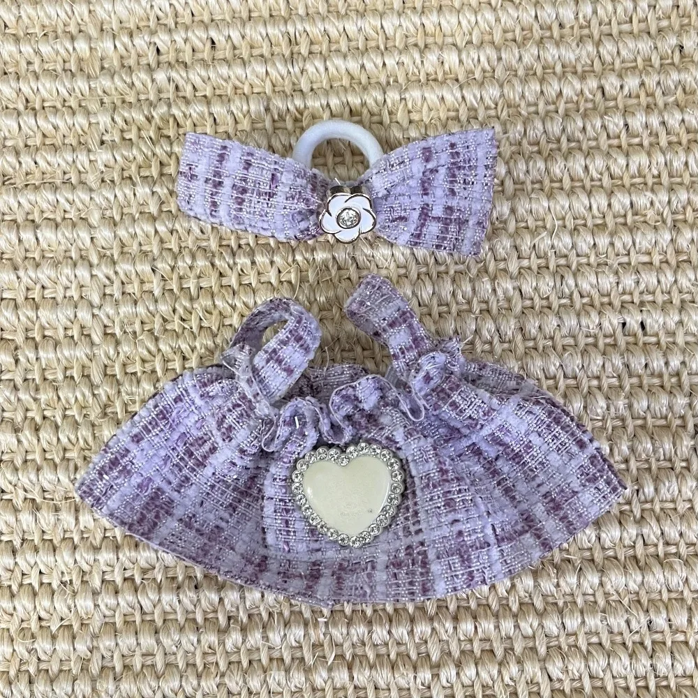 لملابس دمى Labubu هوديس ملابس دمى اللون مطابقة هوديس دمى اكسسوارات لطيف الديكور الملابس الصغيرة (بدون دمية)