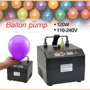 Electronic Air Pump Single Nozzle Machine Portable Automatic Lagenda Inflator Balloon Pump