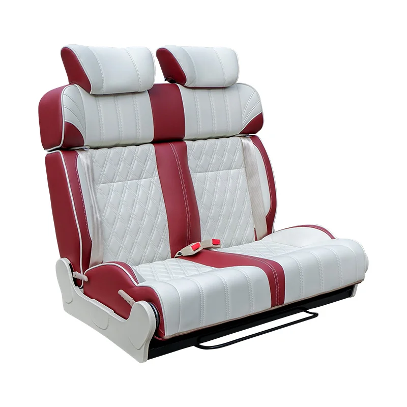 Wholesale RV Folding Seats Bed With Reclining Backrest Seat Belt Luxury Passenger Seats for MPVs Van & Motorhomes Caravan