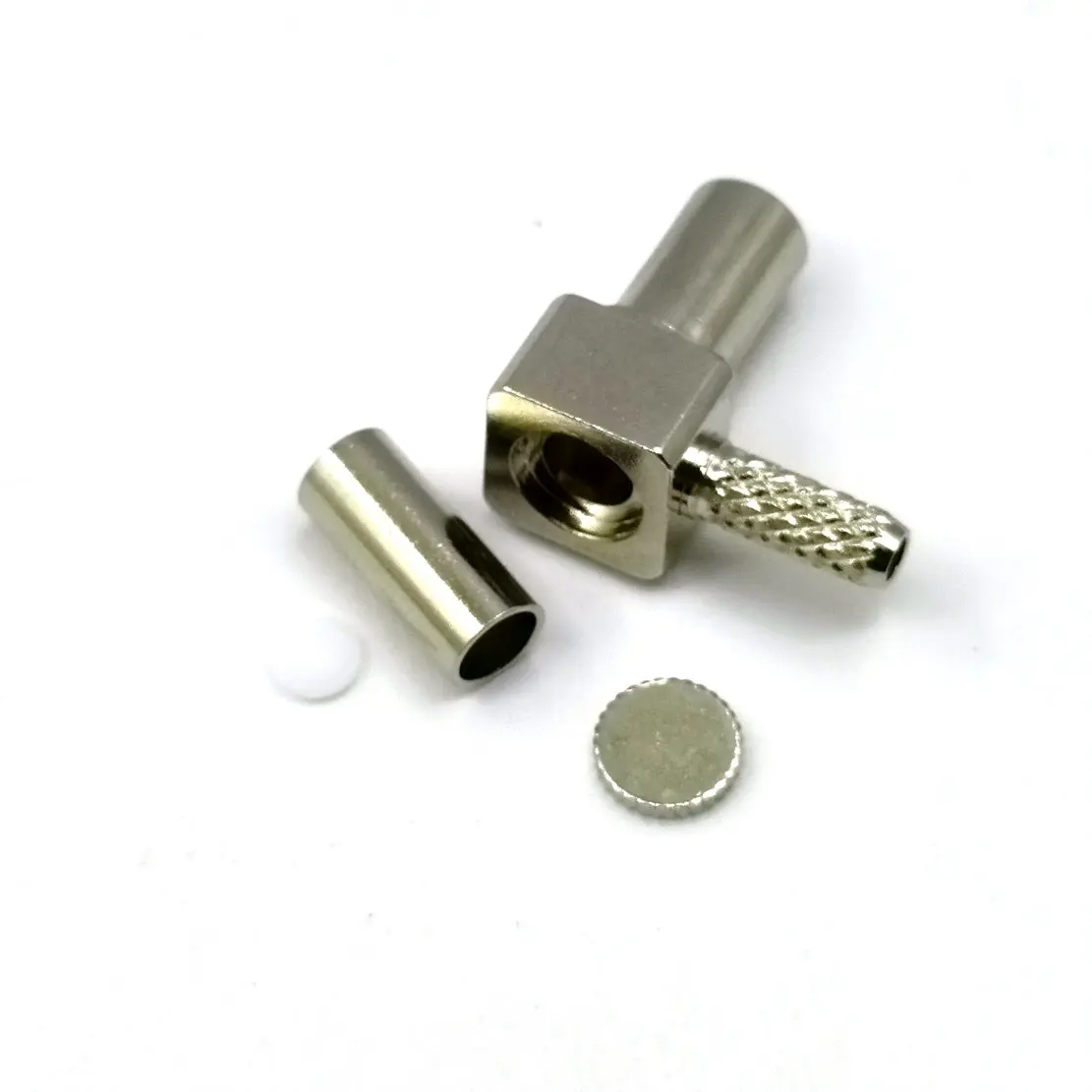100 Stuks Koper Rechts Ms147 Mannelijke Plug Krimp Voor Rg316 Rg174 Lmr100 Kabel Connector