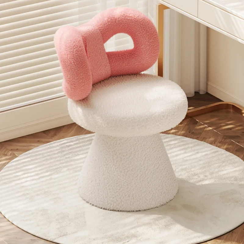 Modern Simple Dresser Chair 360° Rotatable Makeup Chair Nordic Cream Makeup Stool Household Bedroom Dressing Stool Pratical New