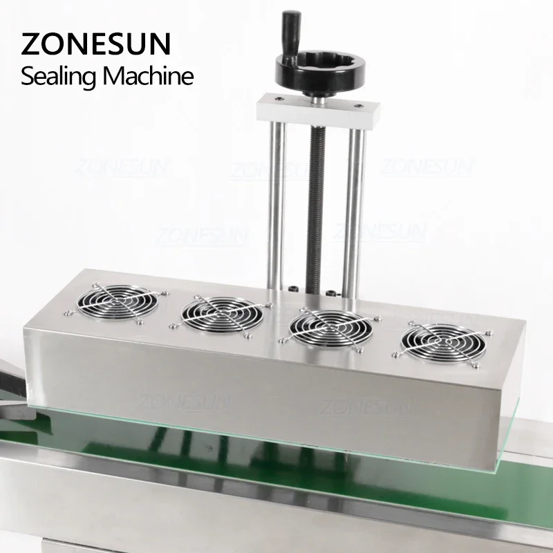 ZONESUN ZS-FK2100 verticale inductiesluitmachine, elektromagnetische continue aluminiumfoliesealer