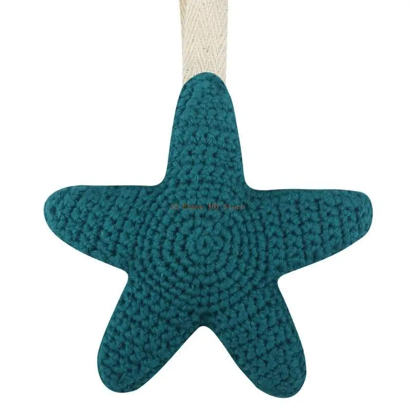 96GC النجم المكون من خمسة نقاط Babie Pacifier Holder Baby Pacifier Hanging Decorations Cotton