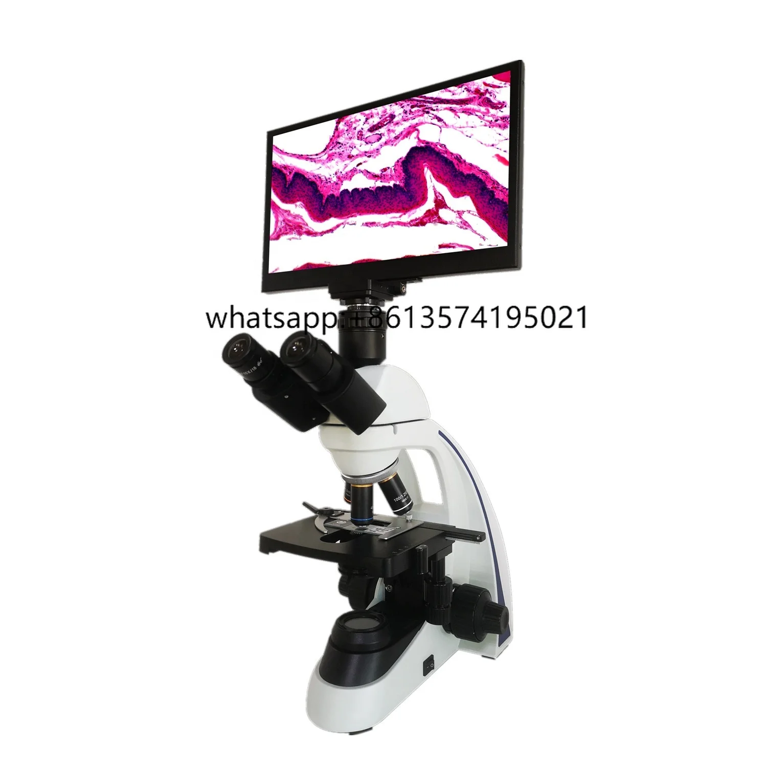 

Boishida BD-SW1001 40X-1000X Compound Biological Microscope with LCD Touch Screen for Medical Lab and Biological Research