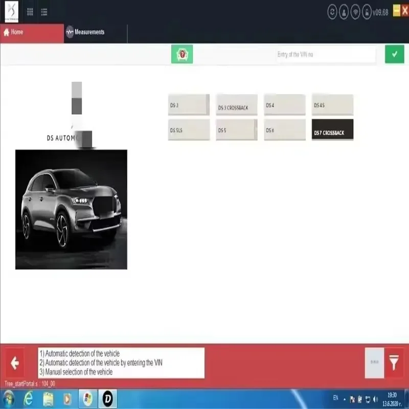 Newest  V9.96 9.91 8.55 9.68 Diagbox Car Diagnosis Software Multi-Language Fully Working for Peugeot Citroen